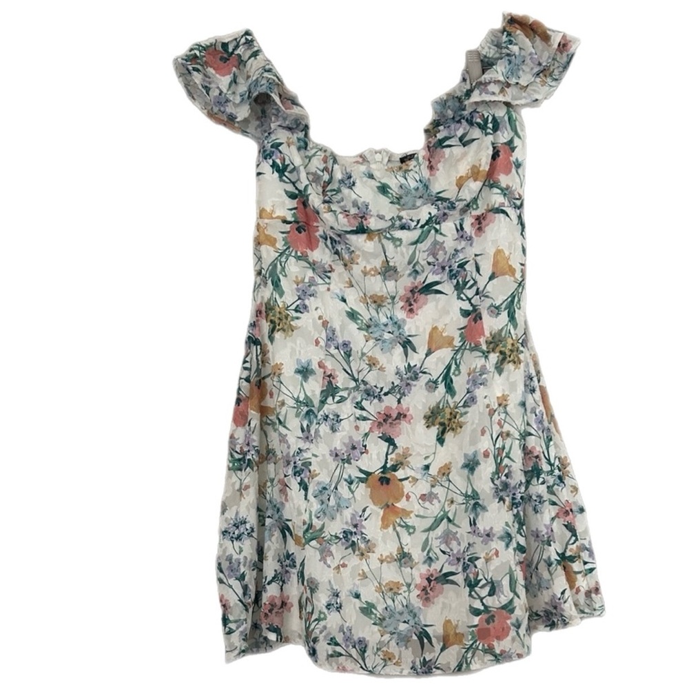 NEW Wild Fable Multicolor Floral Ruffle dress